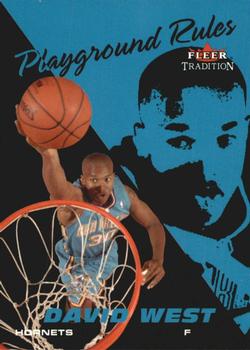 2003-04 Fleer Tradition - Playground Rules #18 PR David West Front
