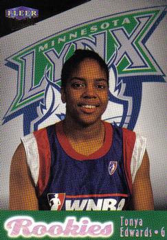 1999 Ultra WNBA #110 Tonya Edwards Front