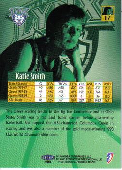 1999 Ultra WNBA #117 Katie Smith Back