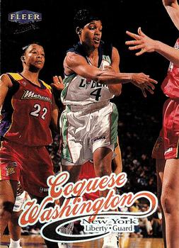 1999 Ultra WNBA #4 Coquese Washington Front
