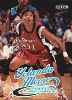 1999 Ultra WNBA #10 Yolanda Moore Front