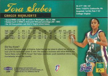 1999 Ultra WNBA #15 Tora Suber Back