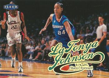 1999 Ultra WNBA #18 LaTonya Johnson Front