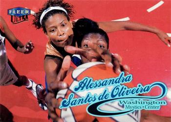 1999 Ultra WNBA #19 Alessandra Santos de Oliveira Front