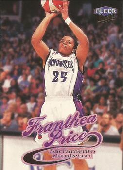 1999 Ultra WNBA #23 Franthea Price Front