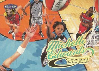1999 Ultra WNBA #28 Michelle Edwards Front