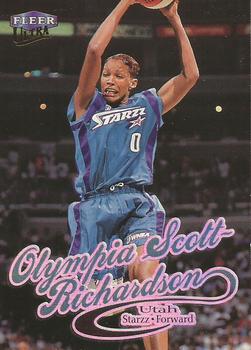 1999 Ultra WNBA #31 Olympia Scott-Richardson Front