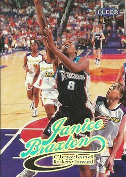 1999 Ultra WNBA #43 Janice Braxton Front