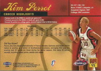 1999 Ultra WNBA #49 Kim Perrot Back