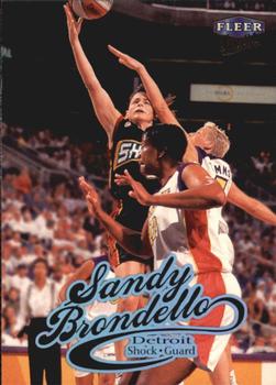 1999 Ultra WNBA #52 Sandy Brondello Front