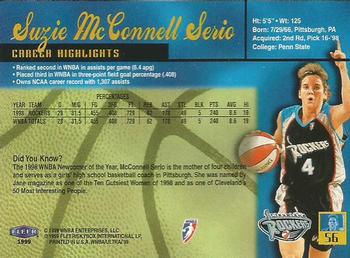 1999 Ultra WNBA #56 Suzie McConnell-Serio Back
