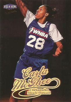 1999 Ultra WNBA #66 Carla McGhee Front