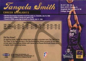 1999 Ultra WNBA #68 Tangela Smith Back