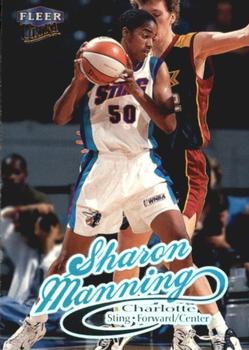1999 Ultra WNBA #74 Sharon Manning Front