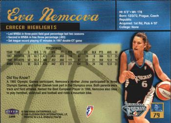 1999 Ultra WNBA #79 Eva Nemcova Back