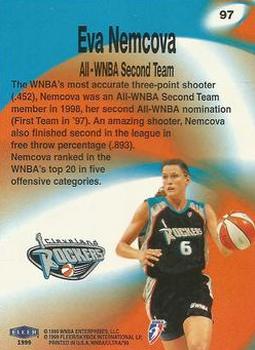 1999 Ultra WNBA #97 Eva Nemcova Back