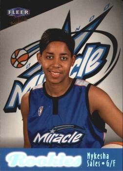 1999 Ultra WNBA #104 Nykesha Sales Front