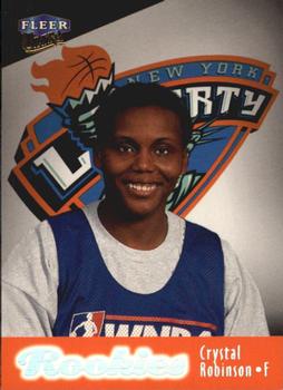 1999 Ultra WNBA #107 Crystal Robinson Front