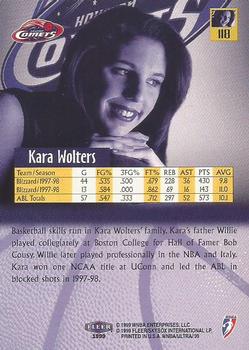 1999 Ultra WNBA #118 Kara Wolters Back