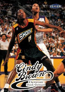 1999 Ultra WNBA #87 Cindy Brown Front