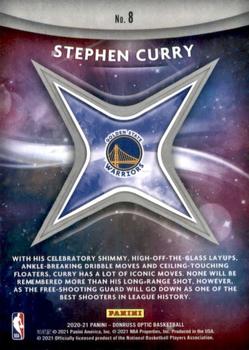 2020-21 Donruss Optic - Star Gazing #8 Stephen Curry Back