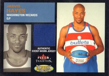 2003-04 Fleer Tradition - Throwback Threads Event Worn #TT-JH Jarvis Hayes Front