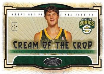 2003-04 Hoops Hot Prospects - Cream of the Crop #6 COC Luke Ridnour Front