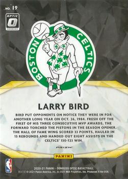 2020-21 Donruss Optic - Winner Stays Holo #19 Larry Bird Back