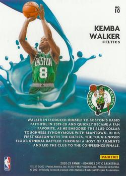2020-21 Donruss Optic - Splash! #10 Kemba Walker Back