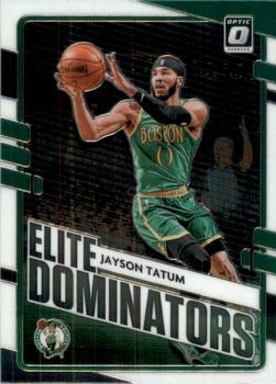2020-21 Donruss Optic - Elite Dominators #18 Jayson Tatum Front