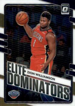 2020-21 Donruss Optic - Elite Dominators #22 Zion Williamson Front