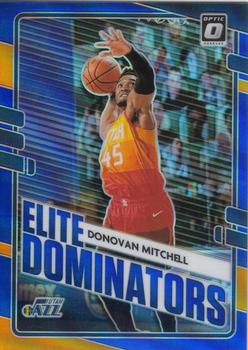 2020-21 Donruss Optic - Elite Dominators Blue #15 Donovan Mitchell Front