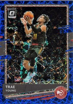 2020-21 Donruss Optic - Blue Velocity #2 Trae Young Front
