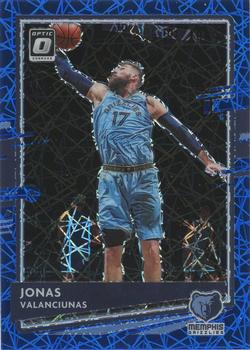 2020-21 Donruss Optic - Blue Velocity #128 Jonas Valanciunas Front