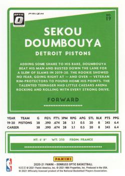 2020-21 Donruss Optic - Fanatics #19 Sekou Doumbouya Back