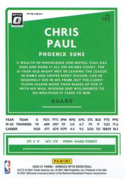 2020-21 Donruss Optic - Fanatics #100 Chris Paul Back