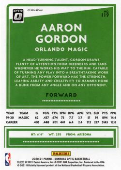 2020-21 Donruss Optic - Fast Break Holo #119 Aaron Gordon Back