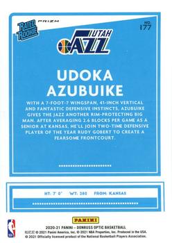 2020-21 Donruss Optic - Fast Break Holo #177 Udoka Azubuike Back
