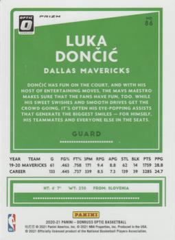 2020-21 Donruss Optic - Holo #86 Luka Doncic Back