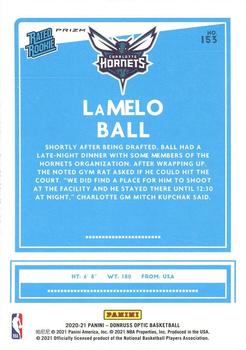 2020-21 Donruss Optic - Hyper Pink #153 LaMelo Ball Back