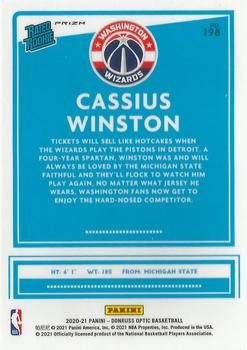 2020-21 Donruss Optic - Purple #198 Cassius Winston Back