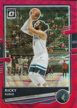 2020-21 Donruss Optic - Red Wave #138 Ricky Rubio Front