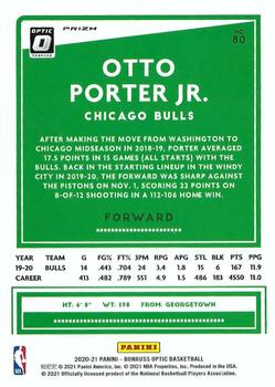 2020-21 Donruss Optic - Silver Pulsar #80 Otto Porter Jr. Back