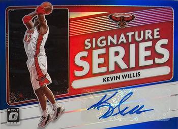 2020-21 Donruss Optic - Signature Series Blue #SS-KWL Kevin Willis Front