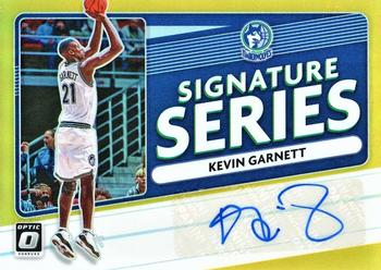 2020-21 Donruss Optic - Signature Series Gold #SS-KGA Kevin Garnett Front