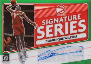 2020-21 Donruss Optic - Signature Series Green #SS-DWL Dominique Wilkins Front