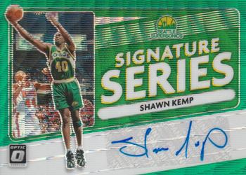 2020-21 Donruss Optic - Signature Series Green Wave #SS-SKE Shawn Kemp Front
