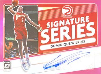 2020-21 Donruss Optic - Signature Series Pink #SS-DWL Dominique Wilkins Front