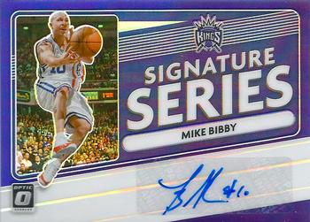 2020-21 Donruss Optic - Signature Series Purple #SS-MBI Mike Bibby Front