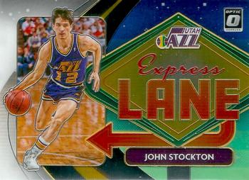 2020-21 Donruss Optic - Express Lane #2 John Stockton Front